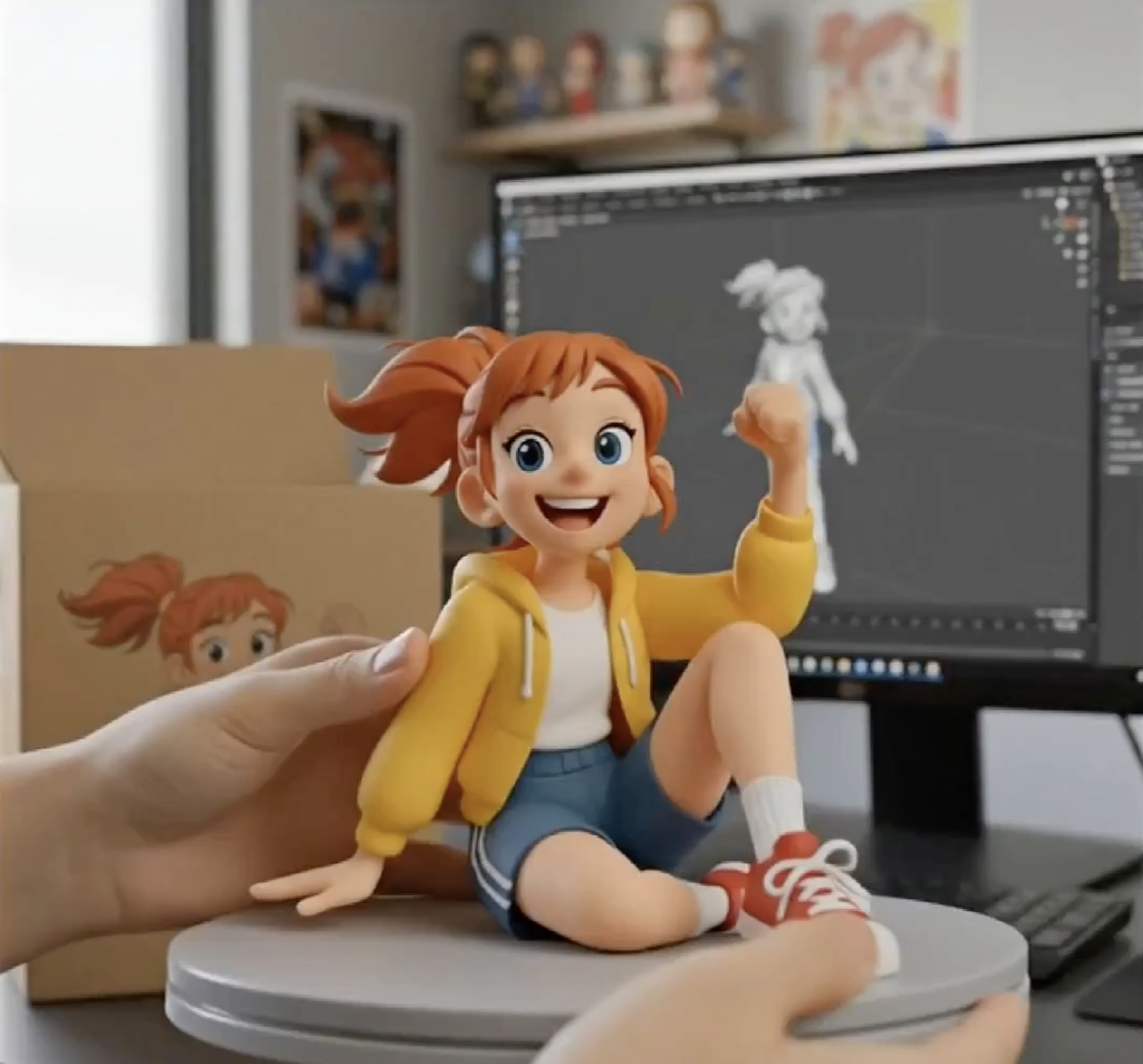nano-banana + veo3 = Figurine Freedom?!