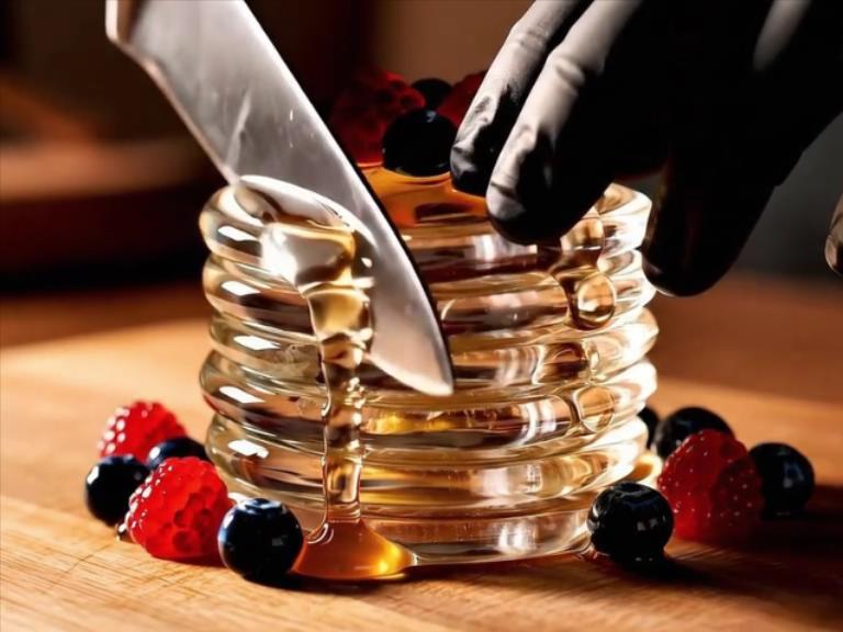 🔪 Glass Breakfast Cutting ASMR