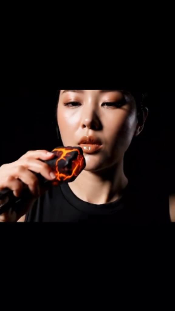 🌋 Molten Lava Eating ASMR